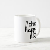 Mug Choisir des devis de bonheur amusant pour tous (Devant droit)