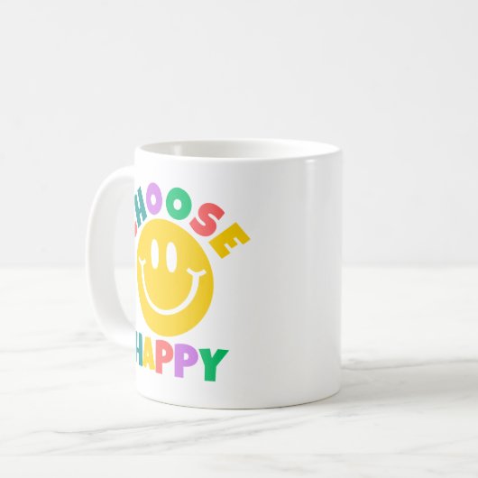 Mug Choisir heureux (Devant gauche)