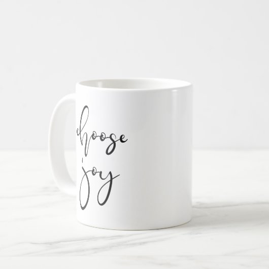 Mug Choisir la joie (Devant gauche)