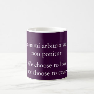 Mug Choisir l'amour - Publilius Syrus quote