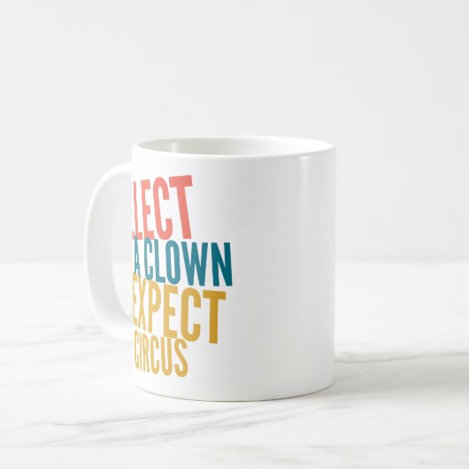 Mug Choisir un clown (Devant gauche)
