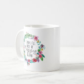 Mug Choisissez Happiness Inspiration citation Boho flo (Devant gauche)