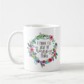 Mug Choisissez Happiness Inspiration citation Boho flo (Gauche)