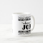 Mug Choisissez Joy Citation Inspirationnelle Cute Tour (Devant droit)