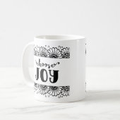 Mug Choisissez Joy Citation Inspirationnelle Cute Tour (Devant gauche)