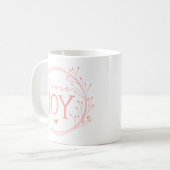 Mug Choisissez Joy Pastel Rose Floral Reef Christian C (Devant gauche)
