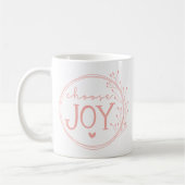 Mug Choisissez Joy Pastel Rose Floral Reef Christian C (Gauche)