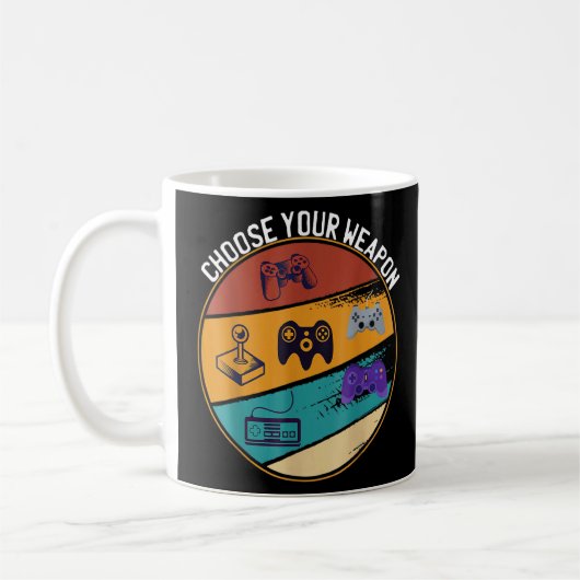 Mug Choisissez Votre Armes Jeux Vidéo Jeu Jeu Console (Gauche)