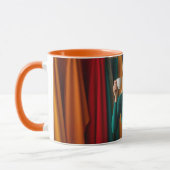 Mug Choix d'un tissu avec café à la main 2 (Gauche)