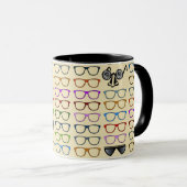 Mug Choix - Motif lunettes lunettes (Devant droit)