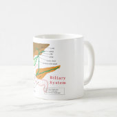 Mug Cholagogue biliaire de diagramme de diagramme de (Devant droit)