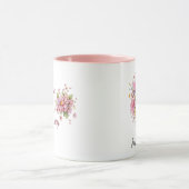 Mug Choose Joy Every Day Mug: Cute Pig & Floral Art (Centre)