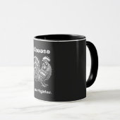 Mug Choose Your Fighter – Demon Rooster. (Devant droit)