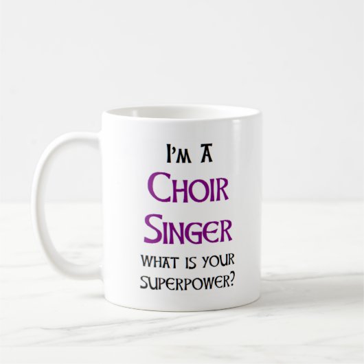 Mug chorale chanteuse (Gauche)