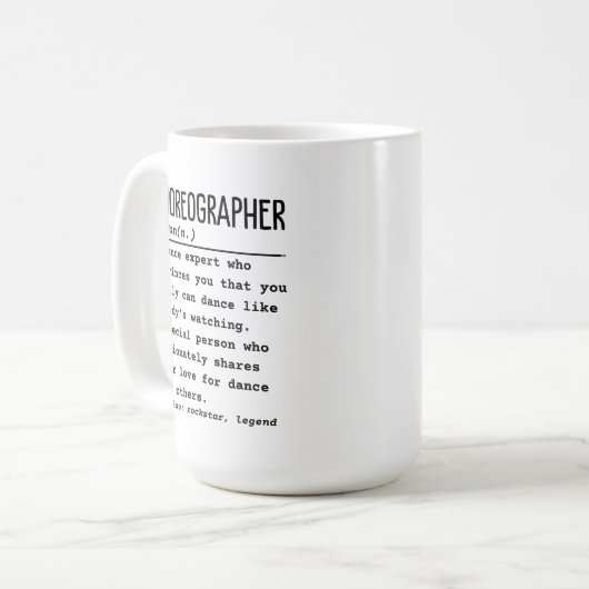Mug Chorégraphe (Devant gauche)