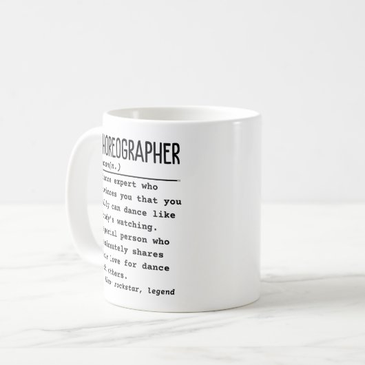 Mug Chorégraphe (Devant gauche)