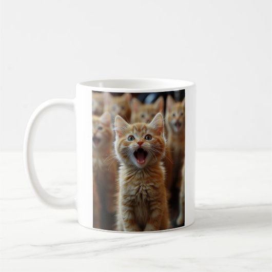 Mug Chorus de chatons mignons - adorable oeuvre d'art (Gauche)