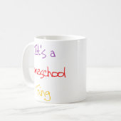 Mug Chose de Homeschool (Devant gauche)