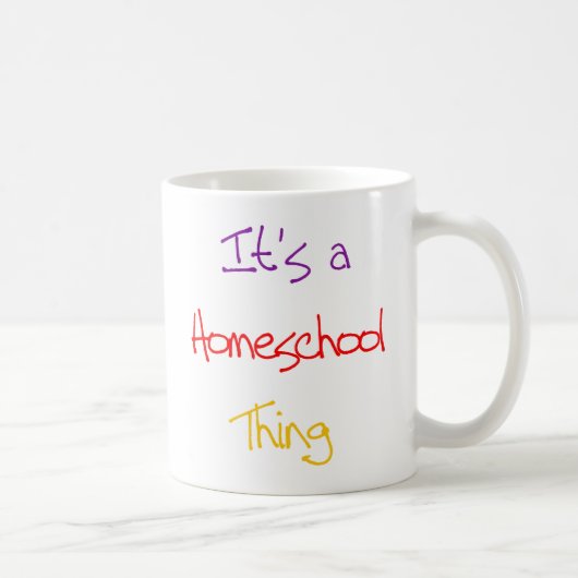 Mug Chose de Homeschool (Droite)