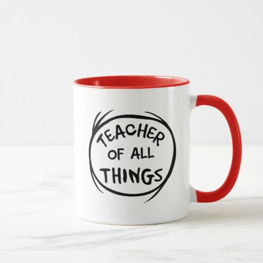 Mug Chose Un Chose Deux - Professeur de toutes Choses (Droite)