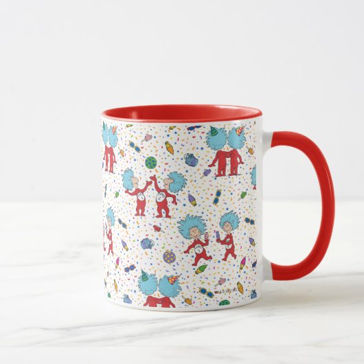 Mug Chose Une Chose Deux Célébration Motif (Droite)