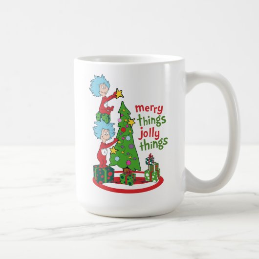 Mug Chose Une Chose Deux Merry Things Jolly Things (Droite)