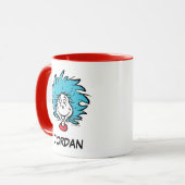 Mug Chose Une et Chose Deux - Chose Personnalisée (Devant gauche)