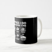 Mug Choses à faire pendant les temps libres Drôle de c (Devant droit)