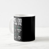 Mug Choses de golf que je fais pendant mon temps libre (Devant gauche)