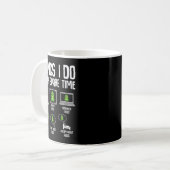 Mug Choses de grenouille que je fais pendant mon temps (Devant gauche)