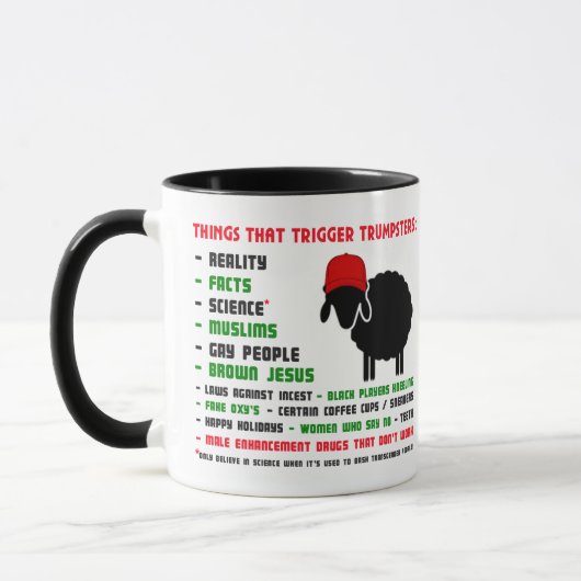 Mug Choses drôles qui déclenchent des défenseurs (Gauche)