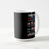 Mug Choses que je fais 250 ans Une nation Un drapeau (Devant droit)