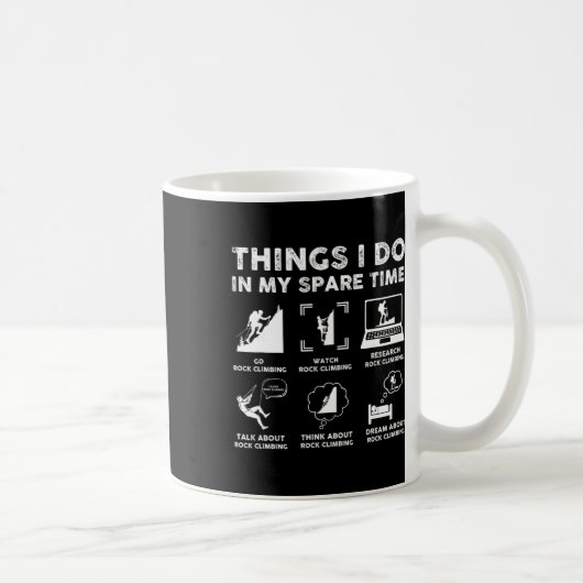 Mug Choses que je fais dans mon temps libre Amateur d' (Droite)