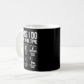 Mug Choses que je fais dans mon temps libre Bunny Rabb (Devant gauche)