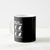 Mug Choses que je fais dans mon temps libre Groundhog  (Devant gauche)