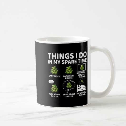 Mug Choses que je fais pendant mon temps libre Amusing (Droite)