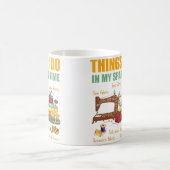 Mug Choses que je fais pendant mon temps libre Blagueu (Centre)