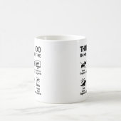 Mug Choses que je fais pendant mon temps libre Capybar (Centre)