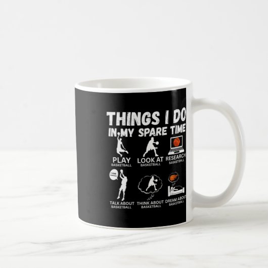 Mug Choses que je fais pendant mon temps libre Drôle d (Droite)