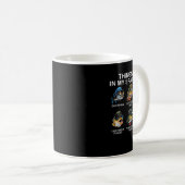 Mug Choses que je fais pendant mon temps libre Funny F (Devant droit)