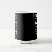 Mug Choses que je fais pendant mon temps libre Je parl (Centre)