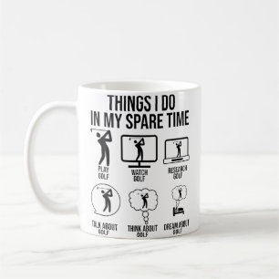 Mug Choses que je fais pendant mon temps libre Joueur 