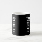Mug Choses que je fais pendant mon temps libre Lacross (Centre)