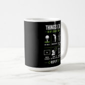 Mug Choses que je fais pendant mon temps libre Manque  (Devant droit)