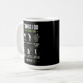 Mug Choses que je fais pendant mon temps libre Manque  (Devant gauche)