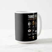Mug Choses que je fais pendant mon temps libre Parlons (Devant droit)