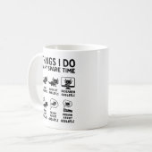 Mug Choses que je fais pendant mon temps libre Passion (Devant gauche)