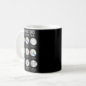 Mug Choses que je fais pendant mon temps libre Patient (Devant gauche)