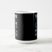 Mug Choses que je fais pendant mon temps libre Pêche (Centre)