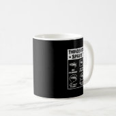 Mug Choses que je fais pendant mon temps libre Pêche d (Devant droit)